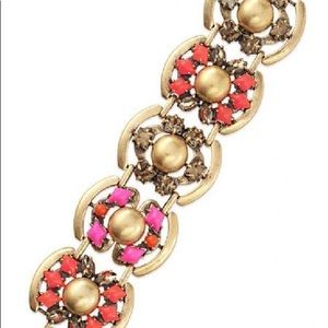 Stella & Dot Becca Bracelet Hot Pink Coral